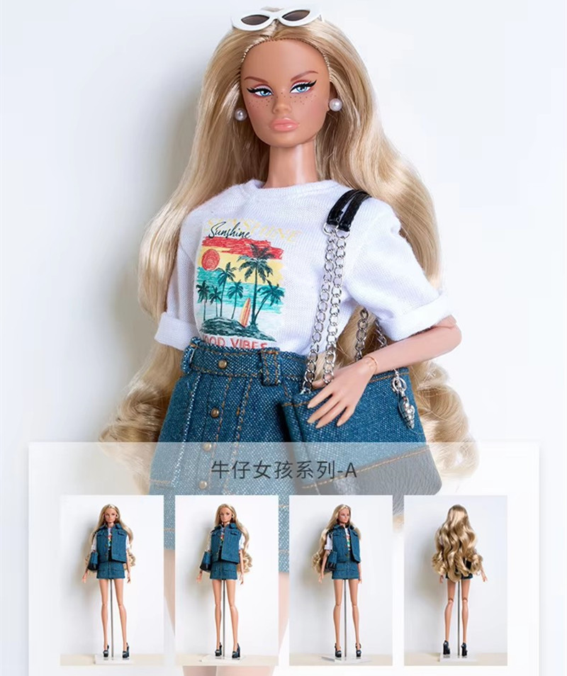 Baby Clothing Unique - Xianxian 1/6 Süpermodel Bebek COWGIRL Serisi