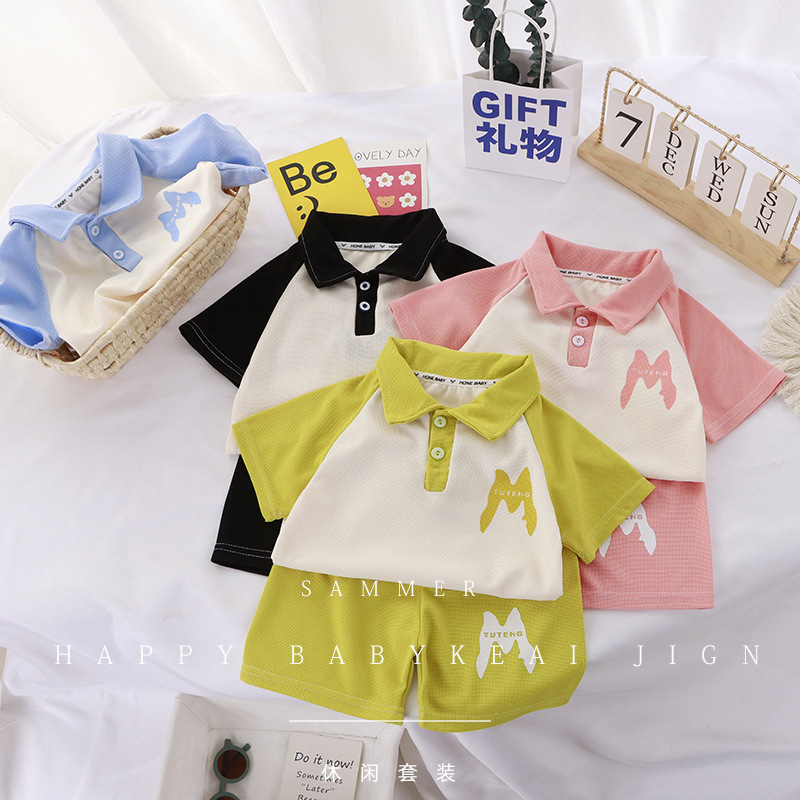 Baby Clothing Wholesale - Yaz Kısa Kollu 2 ADET Set