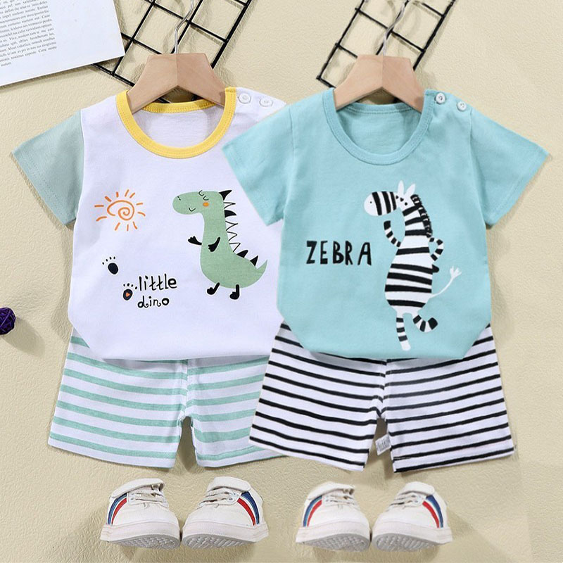 Baby Clothing Patterns - Pamuk Tees + Şort 2 parçalı