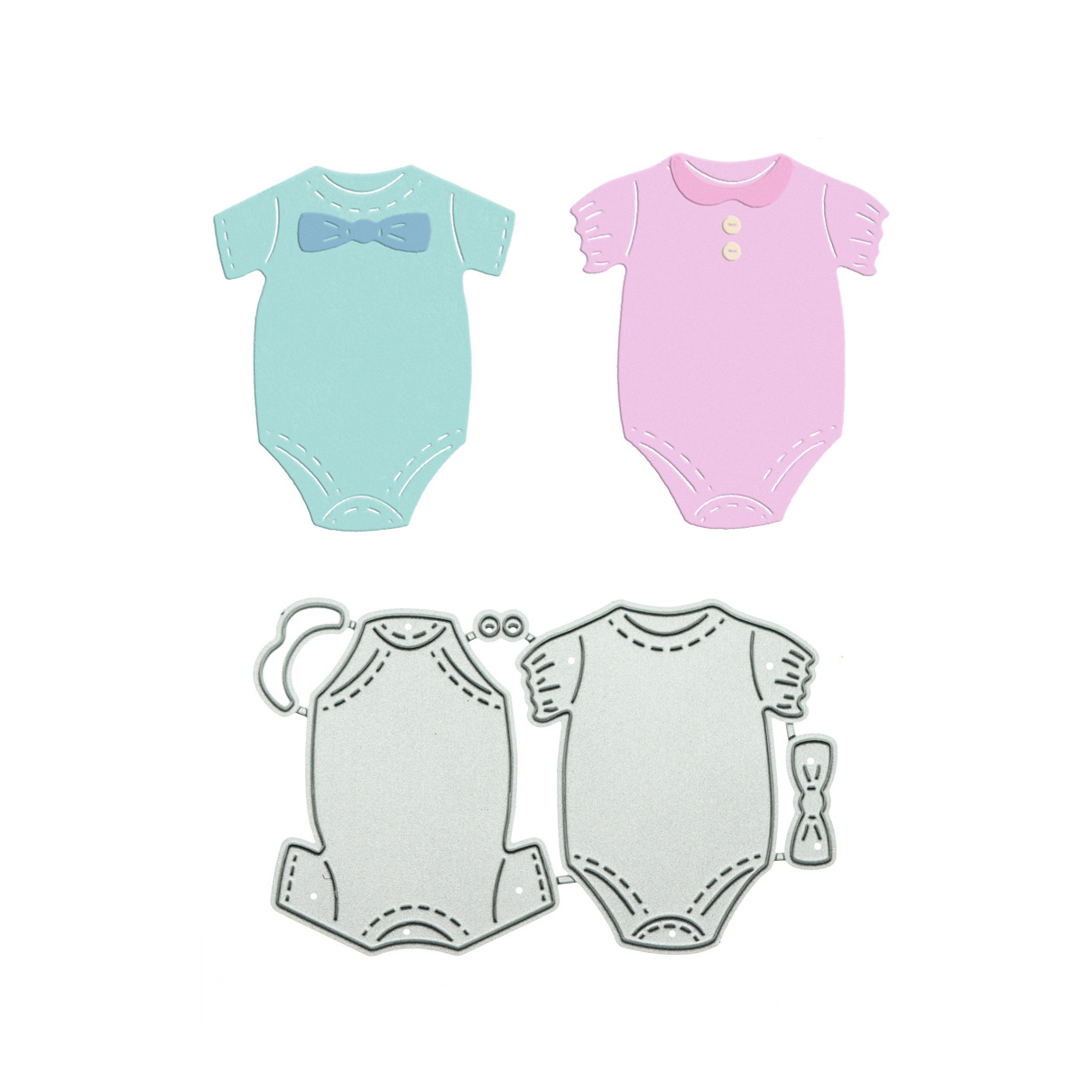 Baby Clothing Patterns - Metal Kesme Ölür Giyim Bebek Romper