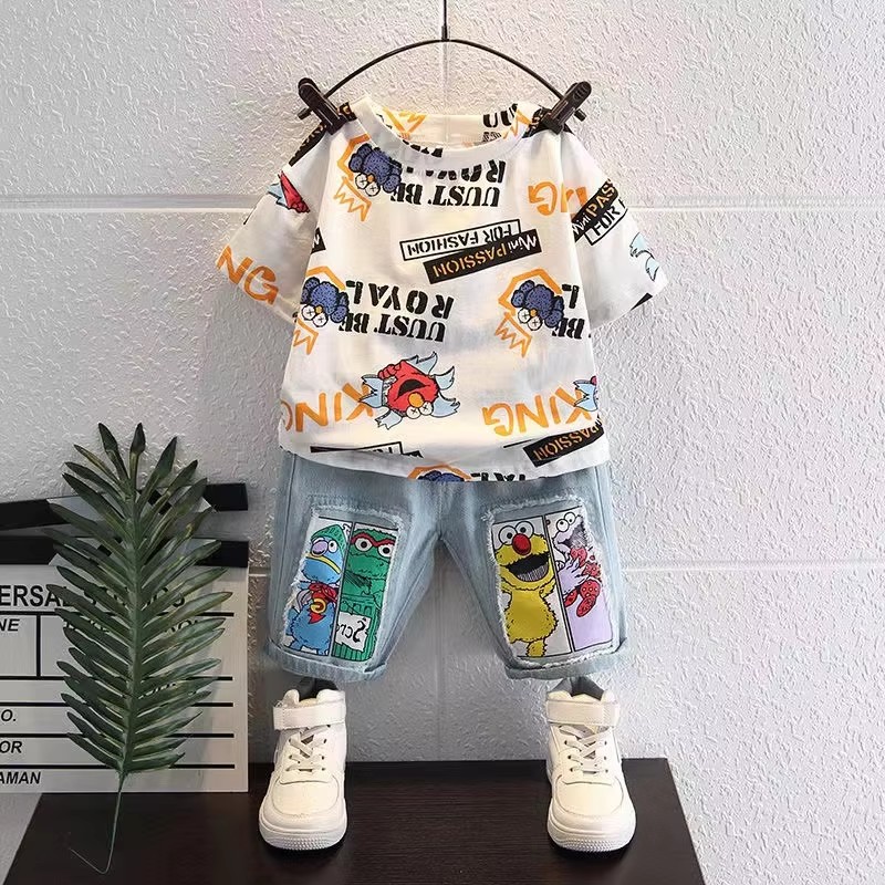 Sevimli Karikatür Baskılı Kısa - Baby Clothing Drawing incelemesi ve fiyatı