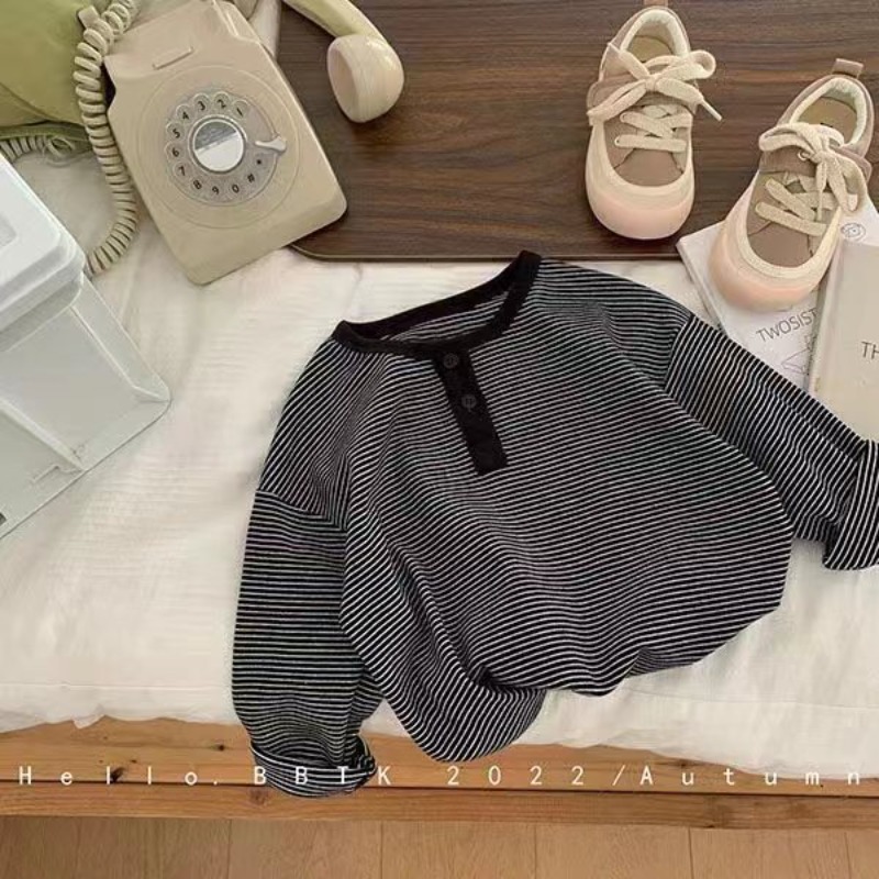 Çocuk bahar sonbahar uzun koll - Baby Clothing Korea incelemesi ve fiyatı