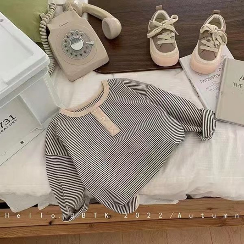 Çocuk bahar sonbahar uzun koll - Baby Clothing Korea incelemesi ve fiyatı