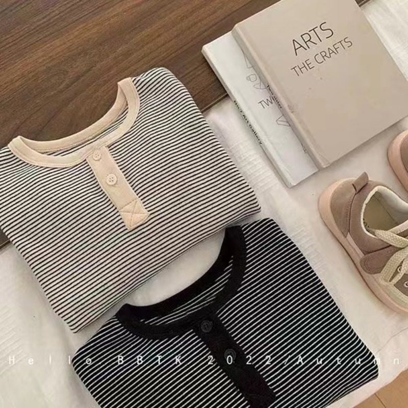 Çocuk bahar sonbahar uzun koll - Baby Clothing Korea incelemesi ve fiyatı