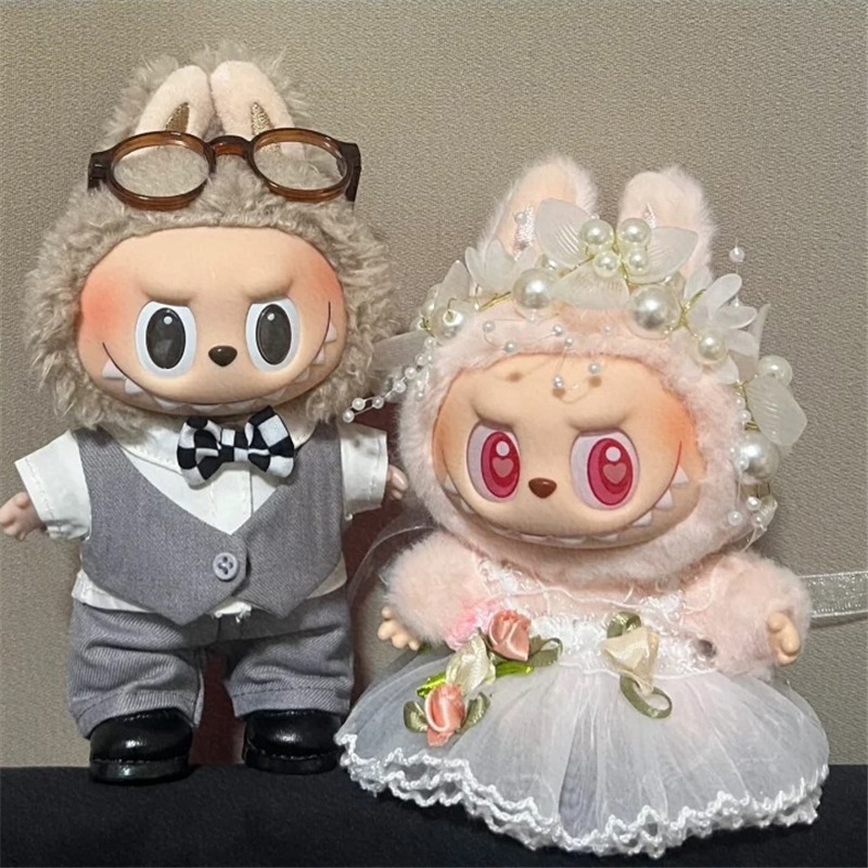 15 17cm Labubu Bebek Düğün Aşk - Baby Clothing Us incelemesi ve fiyatı
