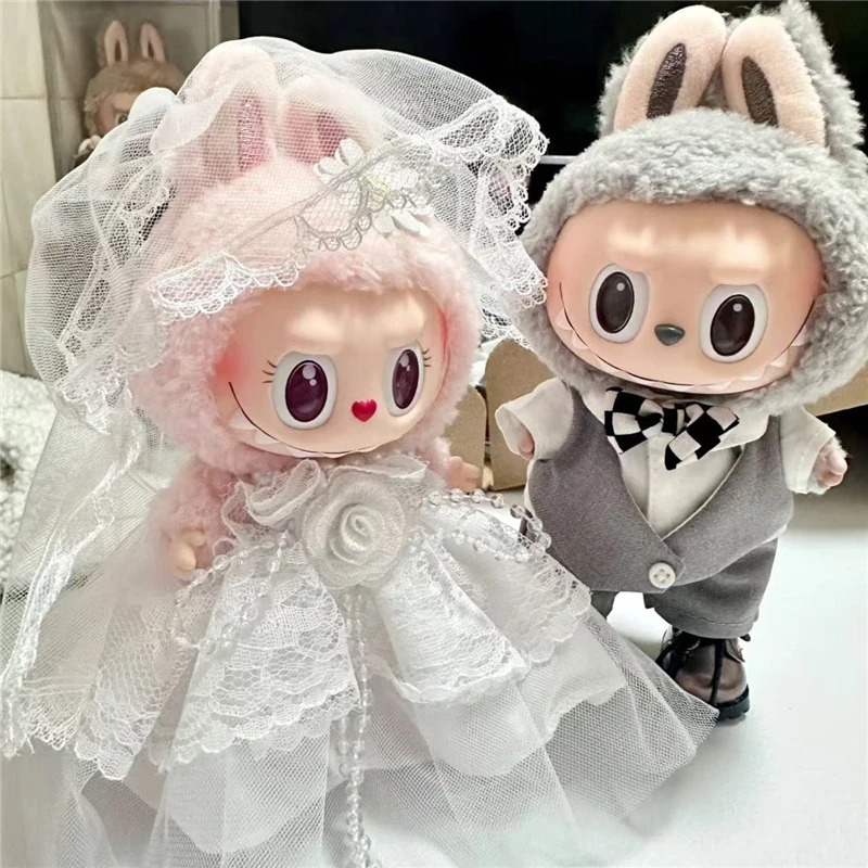 15 17cm Labubu Bebek Düğün Aşk - Baby Clothing Us incelemesi ve fiyatı