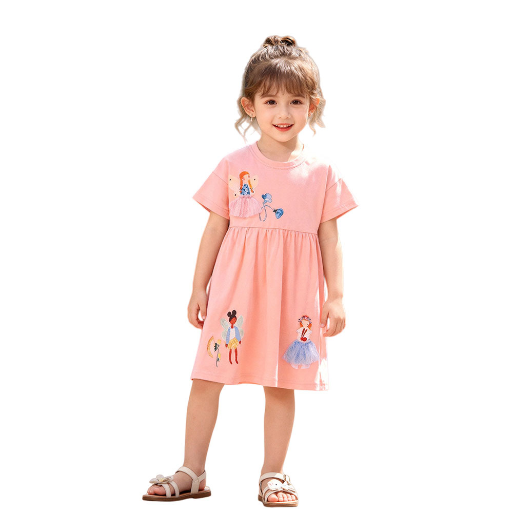 Yazlık Kısa Kollu Kız Elbisele - Baby Clothing Drawing incelemesi ve fiyatı