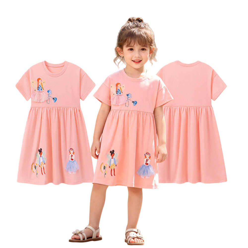 Yazlık Kısa Kollu Kız Elbisele - Baby Clothing Drawing incelemesi ve fiyatı