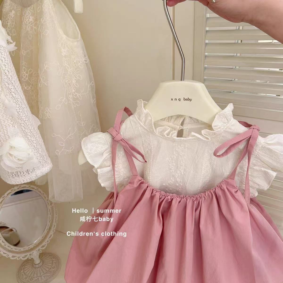 Kız Bebek Askı Elbise Seti Çoc - Baby Clothing Korea incelemesi ve fiyatı