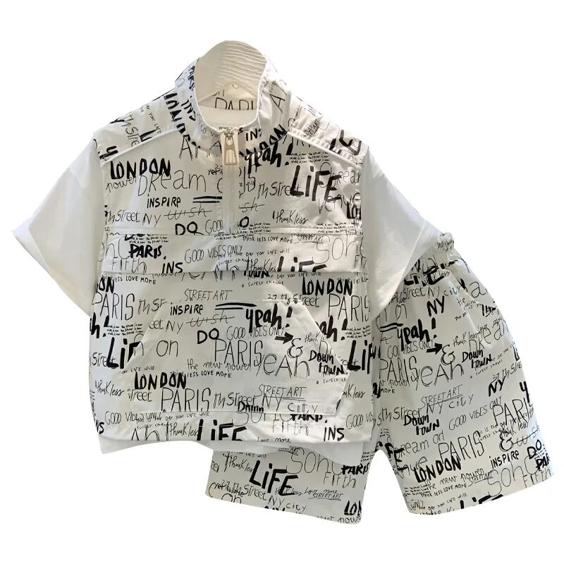 Erkek yaz giyim seti 2024 yeni - Baby Clothing Drawing incelemesi ve fiyatı