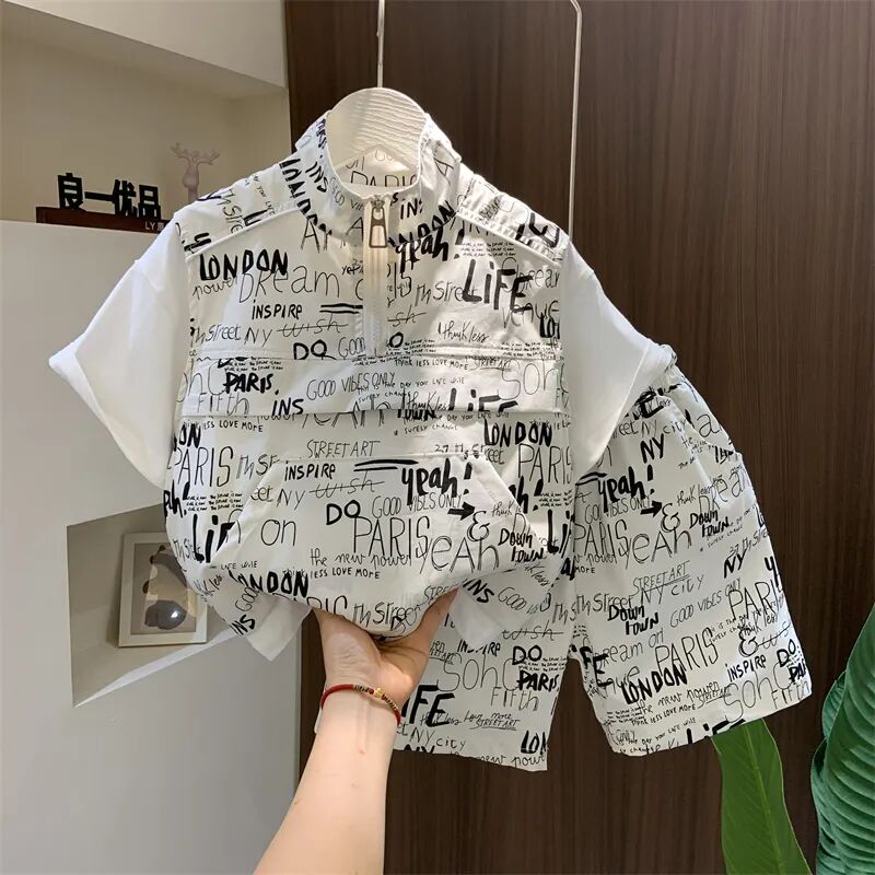 Erkek yaz giyim seti 2024 yeni - Baby Clothing Drawing incelemesi ve fiyatı