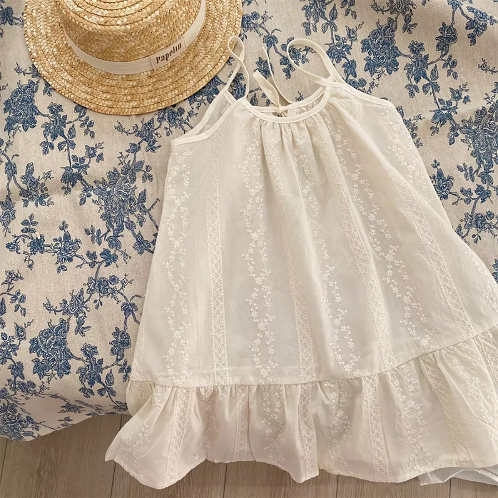 2026 Yaz Bebek Kız Bej Nakış E - Baby Clothing Korea incelemesi ve fiyatı