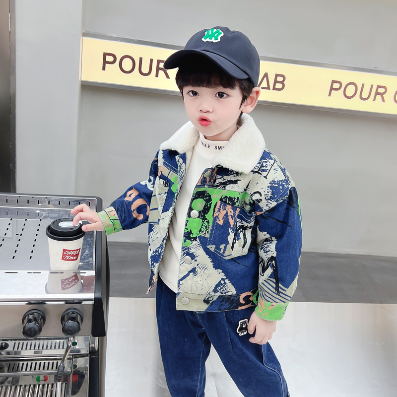 Çocuklar Bebek Sıcak Denim Cek - Baby Clothing Drawing incelemesi ve fiyatı